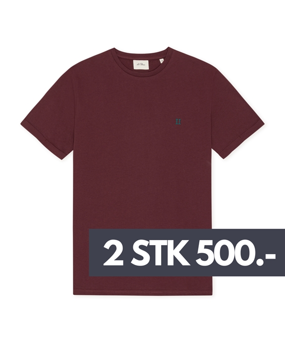 Les Deux Core Seasonal T-shirt - Chocolate Truffle Red